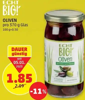 PENNY Oliven 370g Angebot
