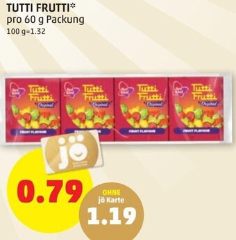 PENNY Tutti Frutti 60g Angebot