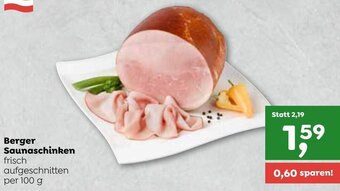 ADEG Berger Saunaschinken 100g Angebot