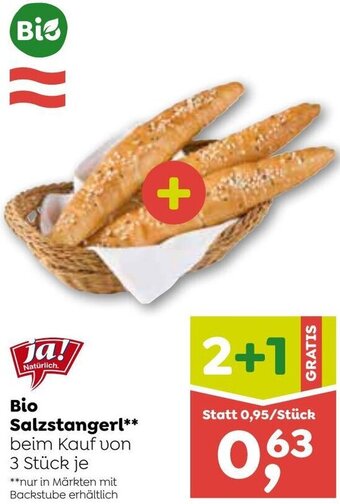 ADEG Ja! Natürlich Bio Salzstangerl Angebot