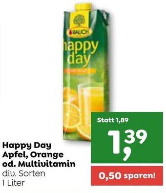 ADEG Happy Day Apfel-, Orangen-oder Multivitamin 1L Angebot