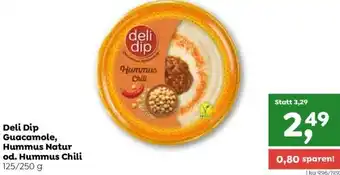 ADEG Deli Dip Guacamole, Hummus Natur od. Hummus Chili 125/250 g Angebot
