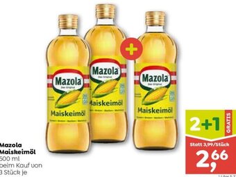 ADEG Mazola Maiskeimöl 500 ml Angebot