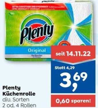 ADEG Plenty Küchenrolle 2 od. 4 Rollen Angebot