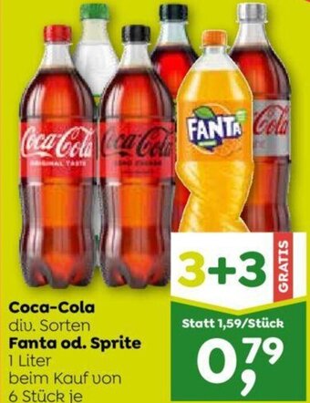 ADEG Coca-Cola, Fanta od. Sprite 1 Liter Angebot