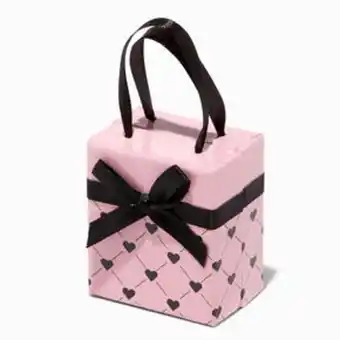 Claire's Small pink heart quilted gift box Angebot