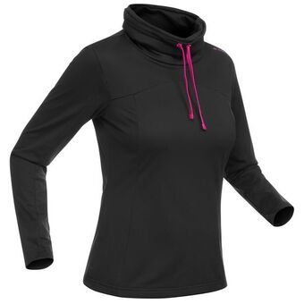 Decathlon Langarmshirt winterwandern sh100 warm damen schwarz Angebot