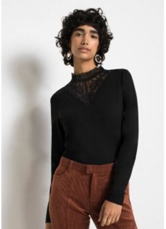 Bonprix Shirt mit spitze Angebot