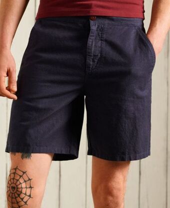 Superdry Linen cali beach shorts Angebot