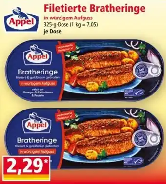 Norma Appel Filetierte Bratheringe Angebot