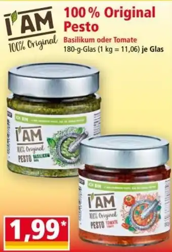 Norma I Am 100% Original Pesto 180g Angebot