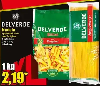 Norma Delverde Nudeln 1 kg Angebot