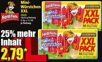 Ferdi Fuchs Mini-würstchen XXL