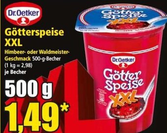 Norma Dr. Oetker Götterspeise XXL 500 g Angebot