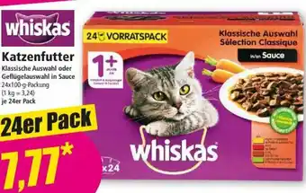 Norma Whiskas Katzenfutter 24er Pack Angebot