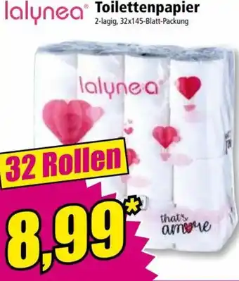 Norma Lalynea Toilettenpapier Angebot