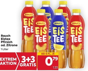 Billa Rauch Eistee Pfirsich od. Zitrone 1 Liter Angebot