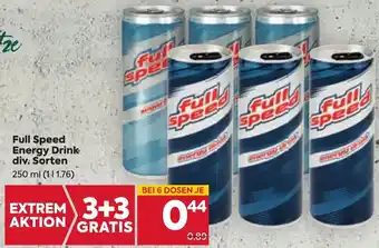 Billa Full Speed Energy Drink div. Sorten 250 ml Angebot