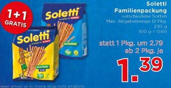 Unimarkt Soletti Familienpackung 230 g Angebot