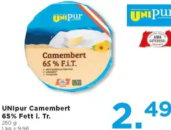 Unimarkt UNIpur Camembert 65% Fett i. Tr. 250g Angebot