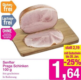 Sutterlüty Senfter Praga Schinken 100 g Angebot