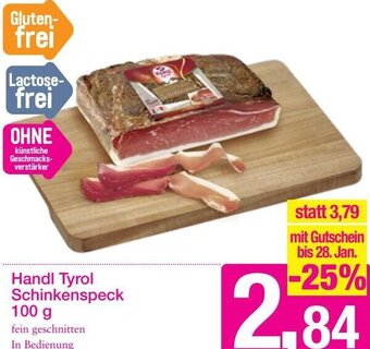 Sutterlüty Handl Tyrol Schinkenspeck 100g Angebot