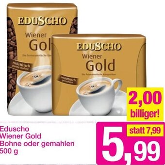 Sutterlüty Eduscho Wiener Gold Bohne oder Gemahlen 500 g Angebot