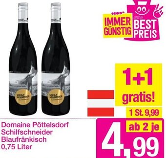 Sutterlüty Domaine Pöttelsdorf Schilfschneider Blaufränkisch 0,75 Liter Angebot
