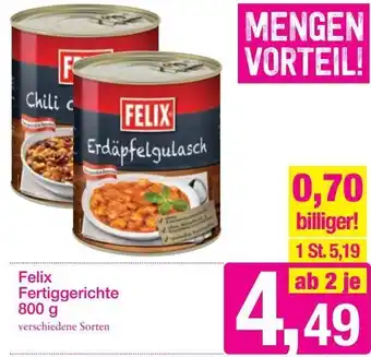 Sutterlüty Felix Fertiggerichte 800g Angebot