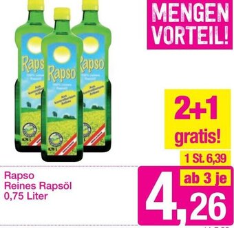 Sutterlüty Rapso Reines Rapsöl 0,75 Liter Angebot