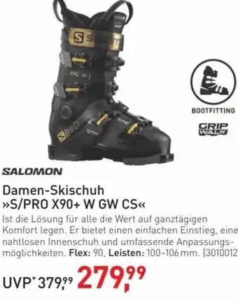Intersport Salomon Damen-Skischuh S/PRO X90+ W GW CS Angebot
