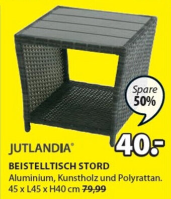 JYSK Beistelltisch Stord 45xL45xH40 cm Angebot