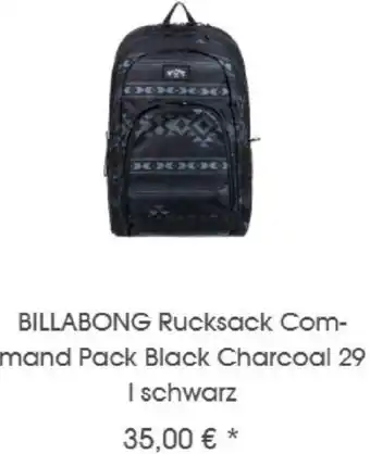 Libro Billabong Rucksack Command Pack Black Charcoal 29 I schwarz Angebot