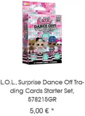Libro L.O.L. Surprise Dance Off Trading Cards Starter Set Angebot