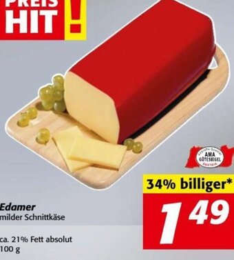 Nah&Frisch Edamer 100g Angebot