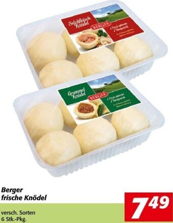 Nah&Frisch Berger frische Knödel Angebot