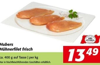 Nah&Frisch Hubers Hühnerfilet frisch 400g Angebot