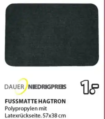 JYSK Fussmatte Hagtron 57x38cm Angebot