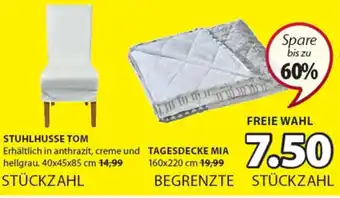 Stuhlhusse Tom, Tagesdecke Mia
