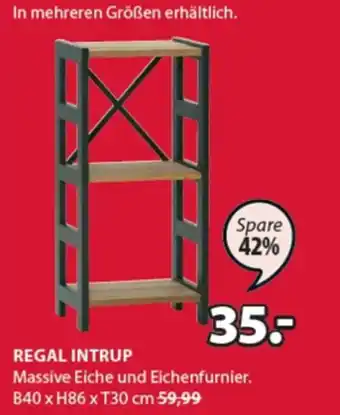 JYSK Regal Intrup B40XH86XT30 cm Angebot