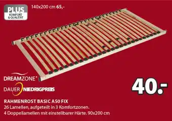 Rahmenrost Basic A50 Fix 90x100cm