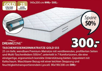 JYSK Taschenfederkernmatratze Gold S55 Angebot