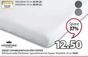 JYSK Jersey Spannleintuch Für Topper Angebot
