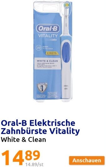 Action Oral-B Elektrische Zahnbürste Vitality White & Clean Angebot
