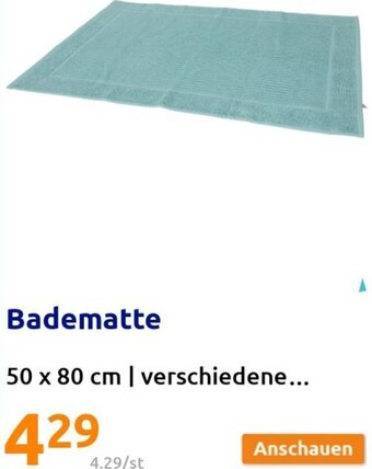Action Badematte 50 x 80 cm Angebot