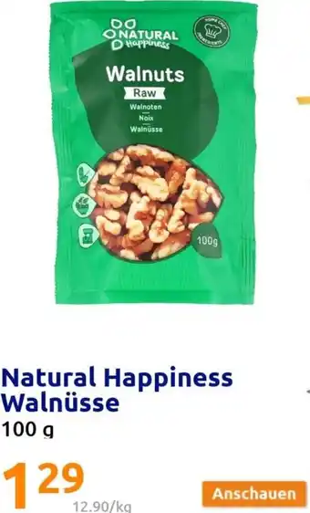 Action Natural Happiness Walnüsse 100 g Angebot