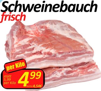 Wurstico Schweinebauch per kilo Angebot