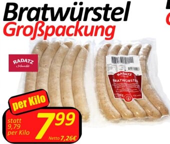 Wurstico Bratwürstel per kilo Angebot
