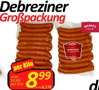 Wurstico Radatz Debreziner per kilo Angebot