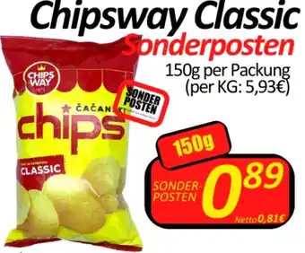 Wurstico Chipsway Classic 150g Angebot